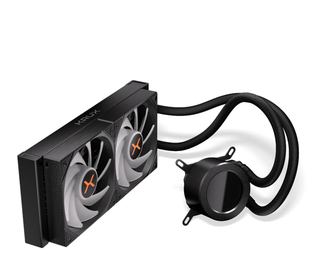 KRUX HydroGlance 240 ARGB LCD 2x120mm KRXE003 - 1362093 - zdjęcie 6